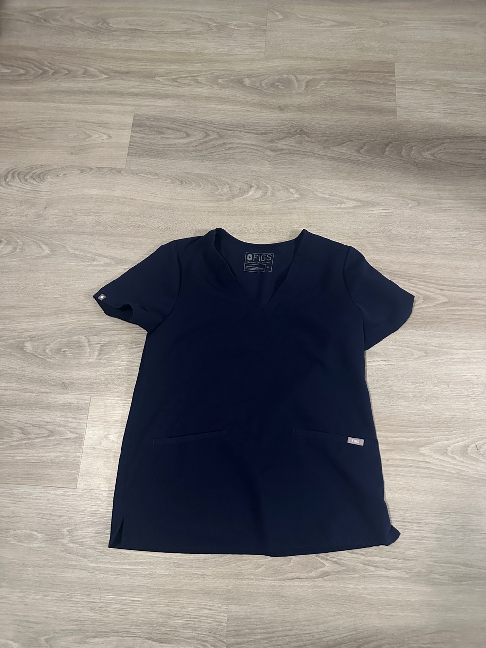 FIGS Navy V-Neck Women's Scrub Tunic